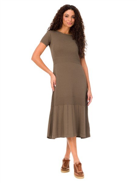 Vestido Midi Evasê em Tricô | DiCorpo 45004