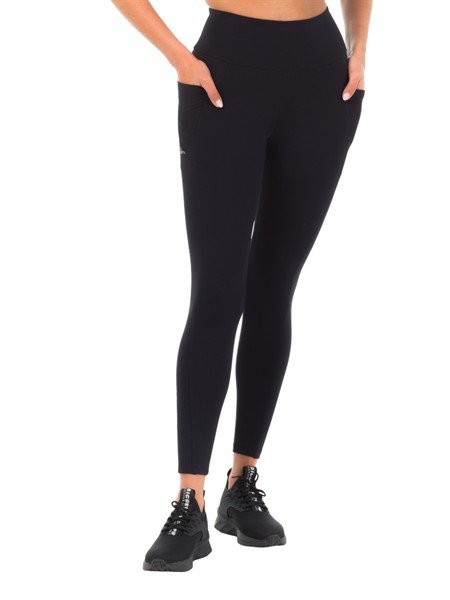 Legging Fitness Alta Compressão com Bolsos e Cós Alto Duplo 02164