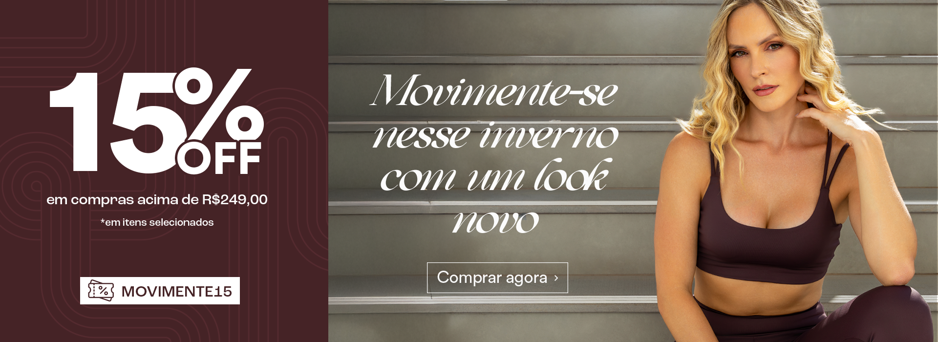 Cupom MOVIMENTE15