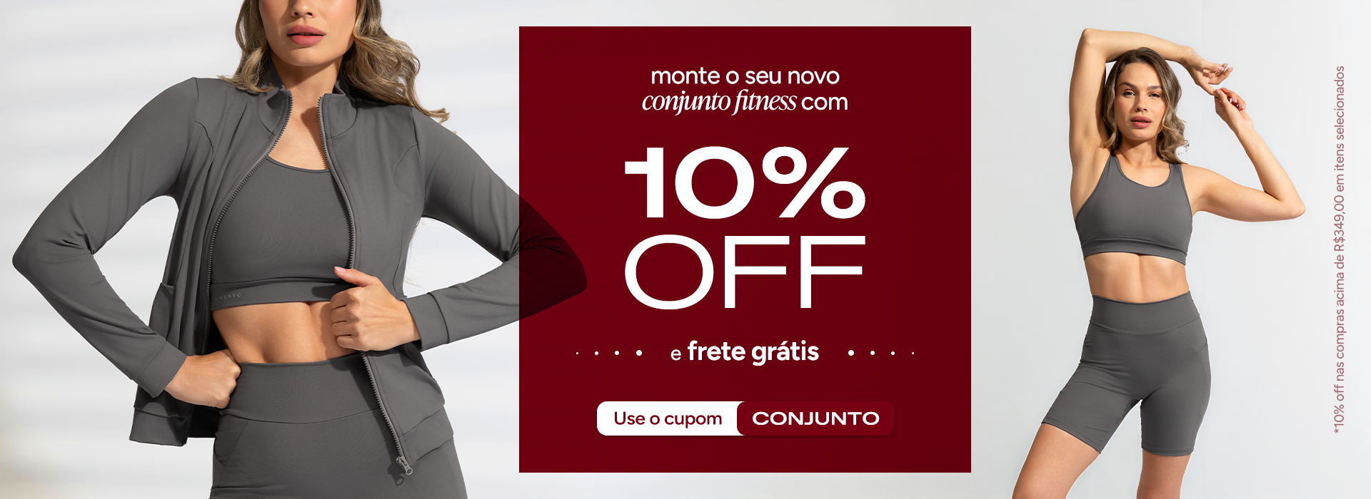 CONJUNTO FITNESS COM DESCONTO