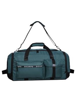 Bolsa Esportiva Nylon com Multibolsos, Alças Reguláveis e Zíper 