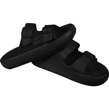 Chinelo Tipo Papete com Fivelas e Solado Nuvem 