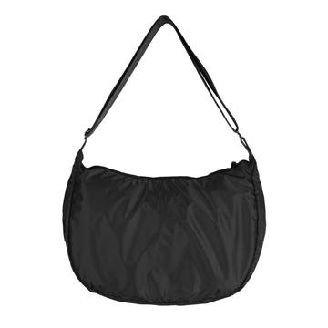 Bolsa Meia Lua Transversal em Nylon Emborrachado com Alça Regulável | DiCorpo 