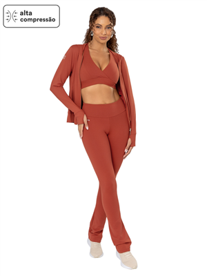 CALÇA SKINNY DICORPO COM ELÁSTICO NO CÓS DUPLO 