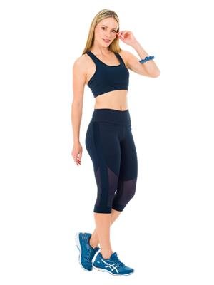 Calça Pescador com Bolsos, Transparência e Cós Duplo - Alta Compressão | DiCorpo 