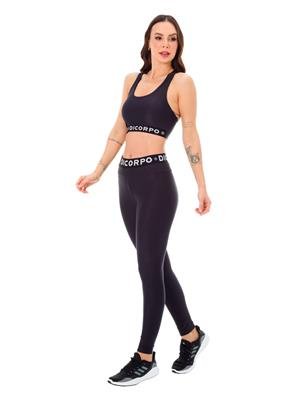 Legging Fitness Lusty Média Compressão com Elástico Personalizado | DiCorpo 