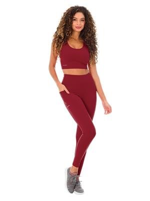 Legging Fitness Alta Compressão com Bolsos e Cós Alto Duplo | DiCorpo 