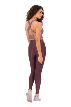 Legging com Detalhes na Lateral com Elástico Embutido no Cós Duplo - Média Compressão | DiCorpo 