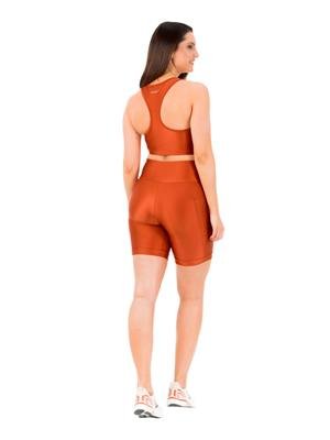 Regata Cropped com Costas Nadador e Bojos Removíveis - Média Compressão | DiCorpo 