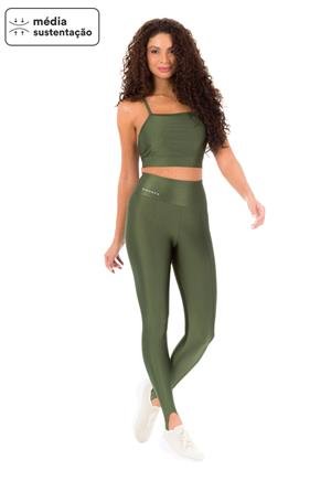 Top Alongado com Alças Finas Cruzadas nas Costas e Bojos Removíveis - Média Compressão | DiCorpo 