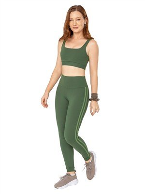 Top com Alças Retas e Alta Sustentação 