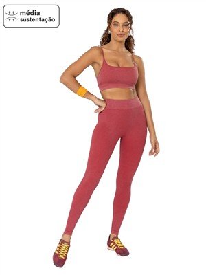 Top Duplo Seamless, com Alças Finas Reguláveis e Bojos Removíveis 