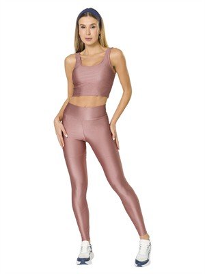 Regata Cropped Canelada com Decote U 