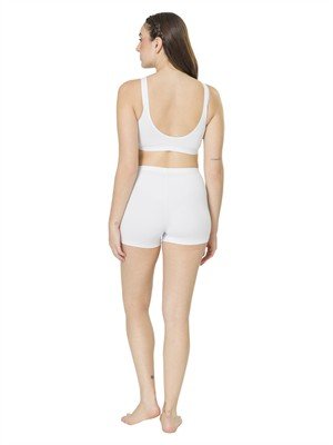Top Underwear com Decote U e Alças Retas  