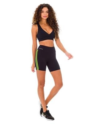 BERMUDA MEIA COXA DICORPO COM LISTRAS  