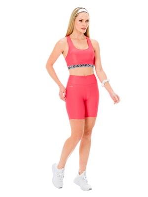 Bermuda Fitness Meia Coxa com Cós Duplo - Média Compressão | DiCorpo 