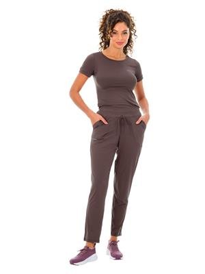 Calça Jogging Feminina com bolsos e proteção UV 