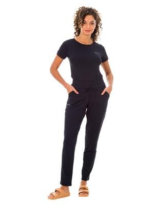 Calça Jogging Feminina com bolsos e proteção UV 