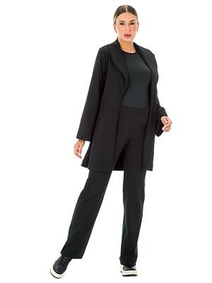 Calça Reta Feminina com Conforto Térmico e Elástico na Cintura | DiCorpo 