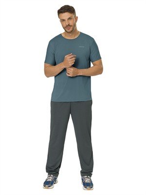 Calça Masculina com Bolsos Embutidos 