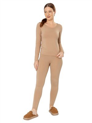 Calça Legging Térmica Feminina com Elástico na Citura 