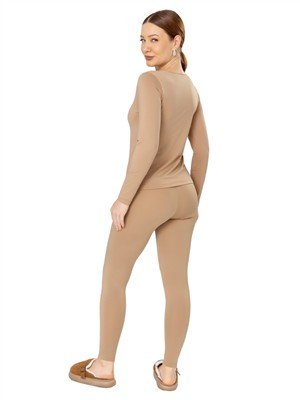 Calça Legging Térmica Feminina com Elástico na Citura 