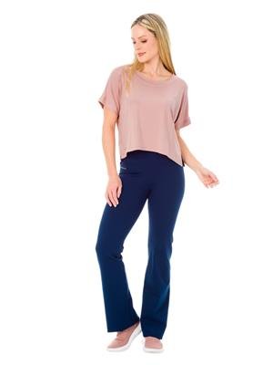 CAMISETA AMPLA DICORPO COM FENDAS LATERAIS E MULLET 