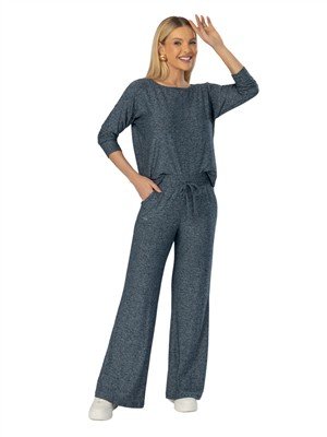BLUSA DICORPO DECOTE CANOA E MULLET 