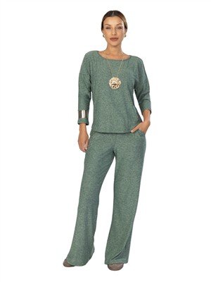 BLUSA DICORPO DECOTE CANOA E MULLET 
