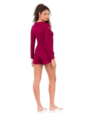 Blusa Feminina Manga Longa com Proteção UV e Decote Redondo - UV Smart 