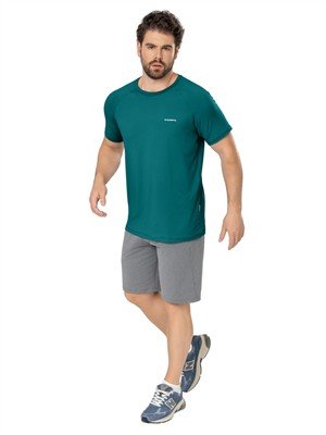 Camiseta Masculina Mangas Curtas e Proteção UV 