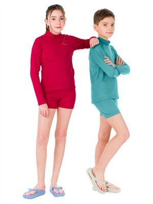 Camiseta Infantil com Proteção UV Gola Alta | DiCorpo 