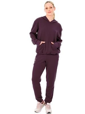 Blusão Moletom Oversized Feminino com Capuz e Bolso Canguru | DiCorpo 