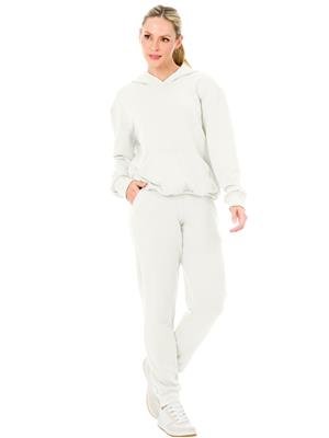 Blusão Moletom Oversized Feminino com Capuz e Bolso Canguru | DiCorpo 