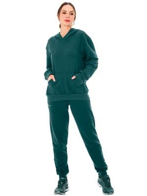 Blusão Moletom Oversized Feminino com Capuz e Bolso Canguru | DiCorpo 