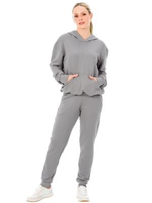 Blusão Moletom Oversized Feminino com Capuz e Bolso Canguru | DiCorpo 