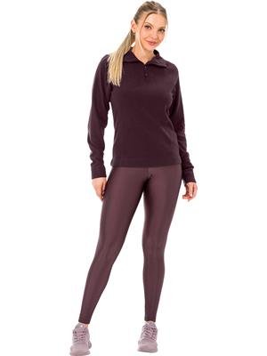 Blusão Térmico Feminino Com Zíper na Gola Alta e Mullet | DiCorpo 