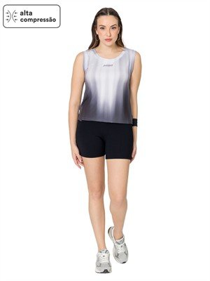 Shorts com Cós Alto Duplo e Alta Compressão  