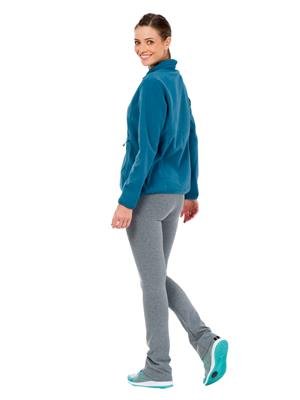 Jaqueta Feminina Acinturada com Gola Alta Bolsos e Zíper - Soft Ultra