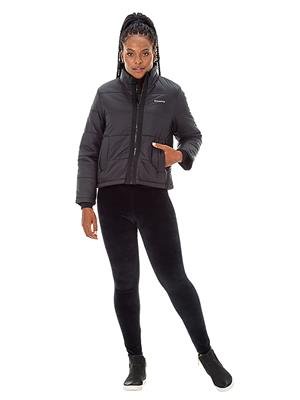 Jaqueta Matelassê Feminina Encurtada Com Gola Alta e Forro Sherpa 