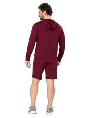 Jaqueta Masculina com Capuz, Bolsos e Porteção UV 