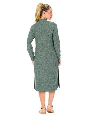 Kimono Midi Recortado em Tricô Flanelado com Barras Duplas e Fenda Lateral | DiCorpo 