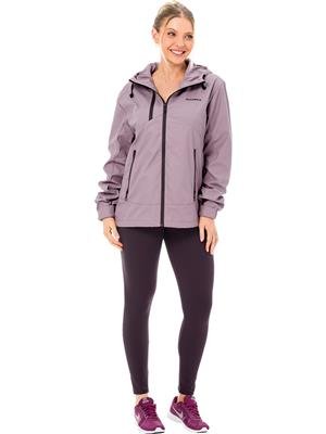 Jaqueta Unissex Corta Vento Resistente à Água e com Capuz - Tecido Emborrachado 