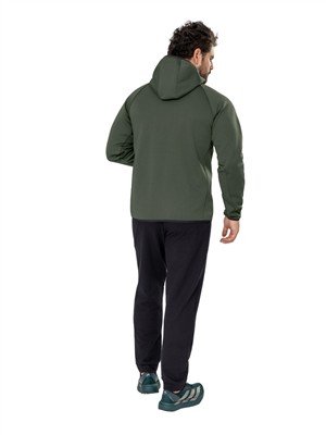 Jaqueta Masculina Térmica com Capuz e Bolsos Embutidos - Soft Interlock 