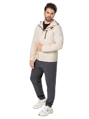 Jaqueta Corta-Vento Unissex Resistente à Água com Capuz Ajustável 