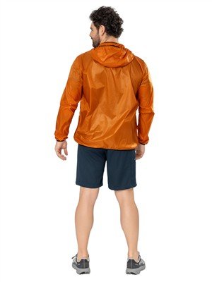 Jaqueta Corta Vento Masculina Repelente à Água, Com Capuz e Bolsos  