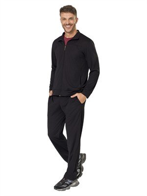 Jaqueta Masculina com Bolsos Embutidos e Gola Alta 