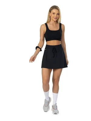 Saia Shorts Esportiva com Bolso para Celular e Bolso para Bolinha 