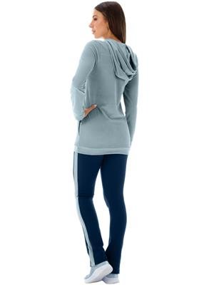 Veste Legging Recortada com Bolsos e Capuz | DiCorpo 