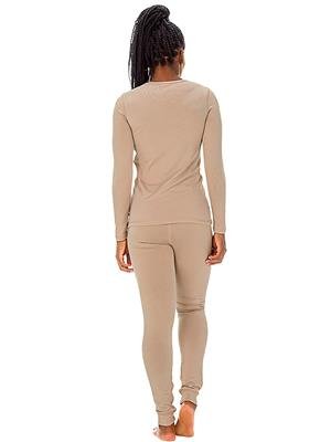 Conjunto Feminino: Camiseta Manga Longa Térmica com Decote Careca + Legging Térmica